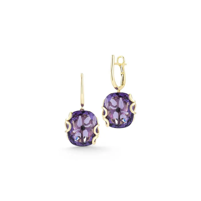 Miseno Foglia di Mare Blue Topaz Drop Earrings CH Collection Earrings