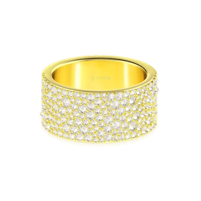 Moissanite Reverse Set Diamond Band Ring aporro Rings
