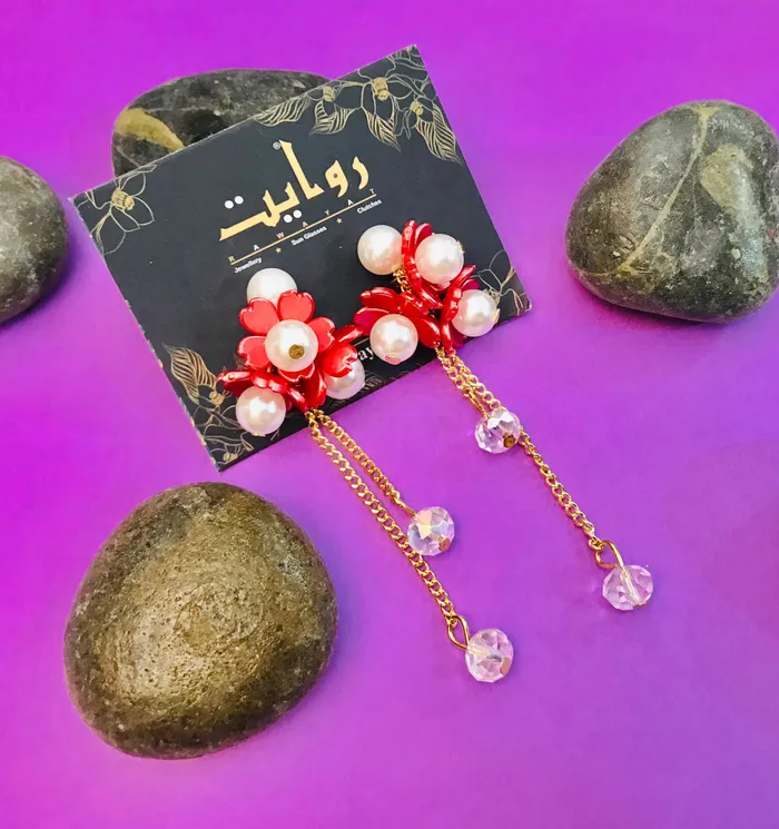 MTM Earrings Fancy Earring352 Red