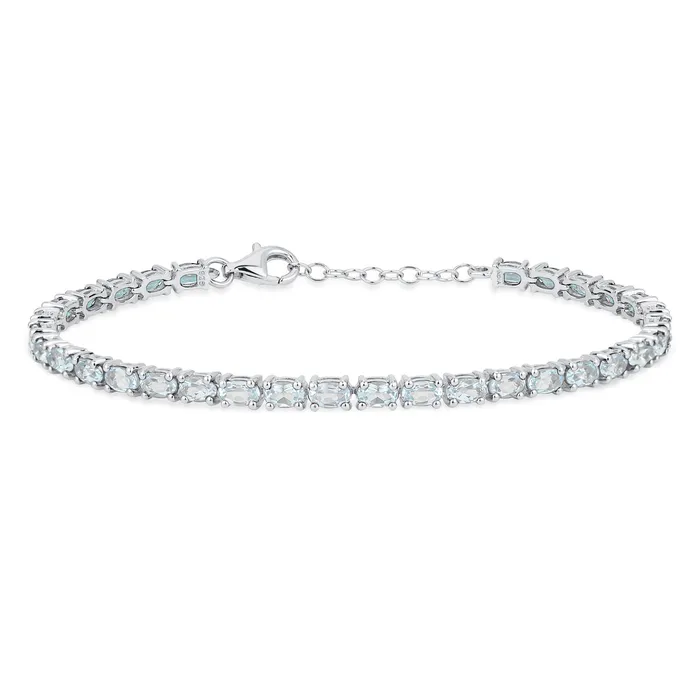 Natural Purple Amethyst Tennis Bracelet in Sterling Silver February Birthstone BlingJewelry Wholesale Bracelets