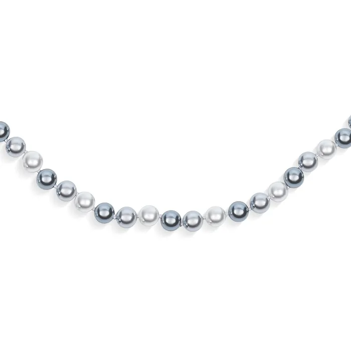 Necklaces BlingJewelry Wholesale Hand Knotted 62 Multicolor Simulated Pearl Strand Necklace Triple Wrap Style