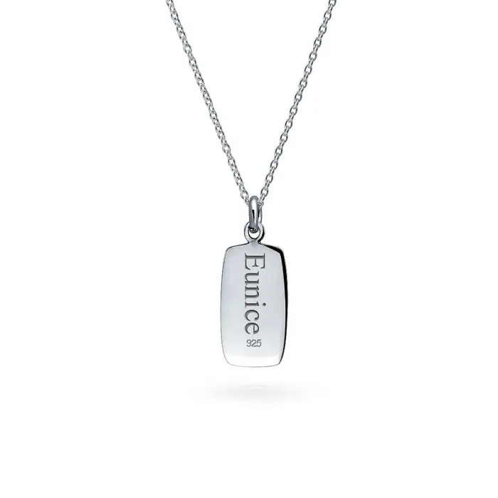 Necklaces BlingJewelry Wholesale Inspirational Live Love Laugh Dog Tag Pendant Necklace in Sterling Silver Necklaces BlingJewelry Wholesale Inspirational Live Love Laugh Dog Tag Pendant Necklace in Sterling Silver