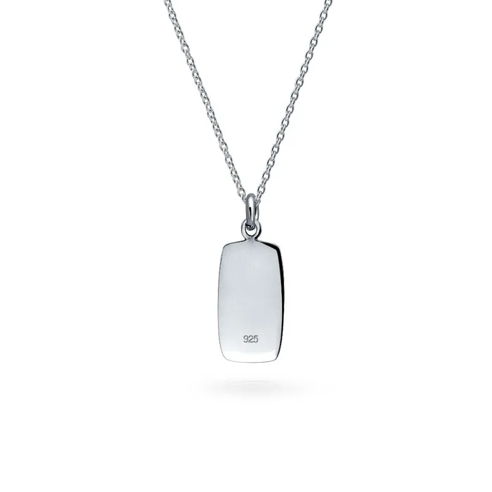 Necklaces BlingJewelry Wholesale Inspirational Live Love Laugh Dog Tag Pendant Necklace in Sterling Silver Necklaces BlingJewelry Wholesale Inspirational Live Love Laugh Dog Tag Pendant Necklace in Sterling Silver