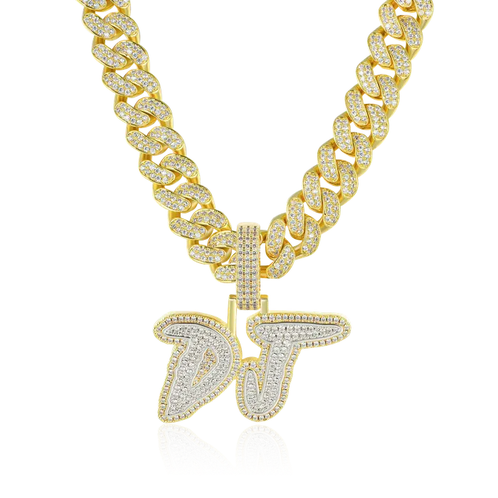 Necklaces Custom Moissanite Double Layers Coke Boys Gold Font Name Pendant Aporro Brand Necklaces Custom Moissanite Double Layers Coke Boys Gold Font Name Pendant Aporro Brand