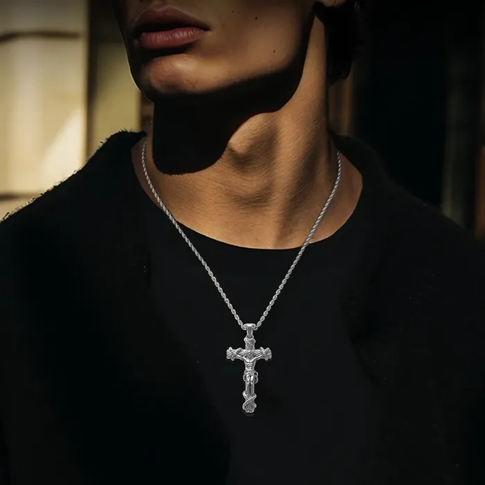 Necklaces Divine Bond Cross Pendant aporro Necklaces Divine Bond Cross Pendant aporro