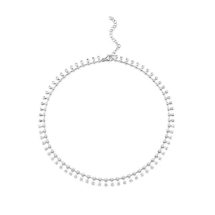 Necklaces Shy Creation Shy Creation Diamond Pear Necklace