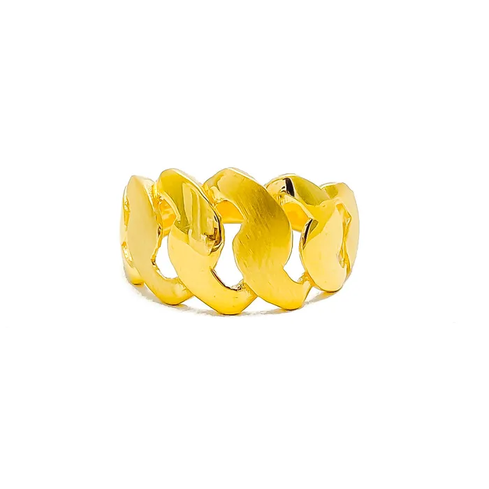 Palatial Graduating 22k Gold Plush Ring Andaaz Jewelers Rings