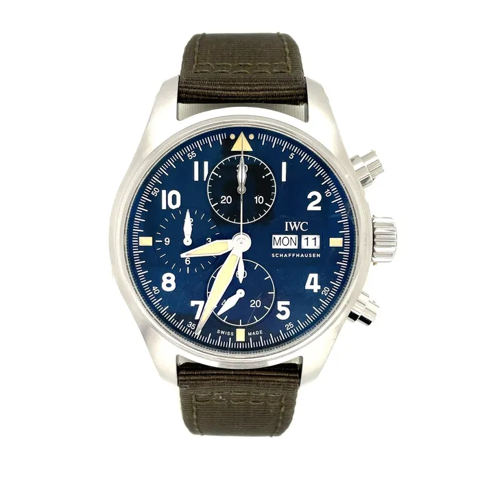 PreOwn Watches Preowned IWC Schaffhausen Pilots Watch Chronograph Spitfire