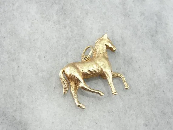 PreStyled Sets Detailed Solid Gold Colt or Foal Pendant Market Square Jewelers PreStyled Sets Detailed Solid Gold Colt or Foal Pendant Market Square Jewelers