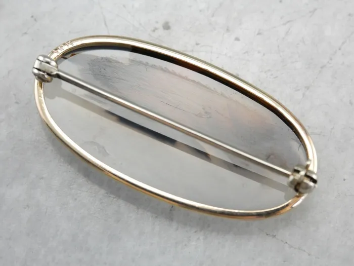 PreStyled Sets Montana Agate Gold Brooch Market Square Jewelers PreStyled Sets Montana Agate Gold Brooch Market Square Jewelers