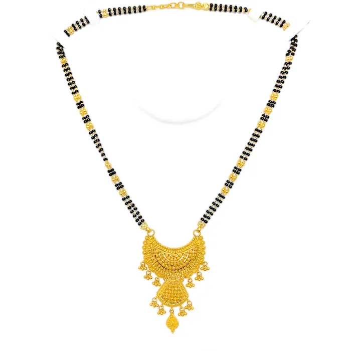 Refined Charming Layered 22k Gold Mangal Sutra Andaaz Jewelers PreStyled Sets