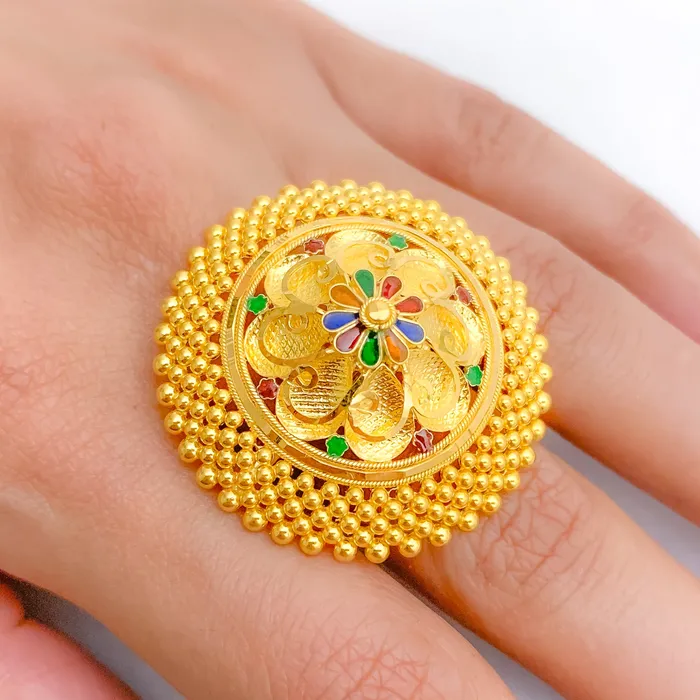 Rings Andaaz Jewelers Statement Meena Ring