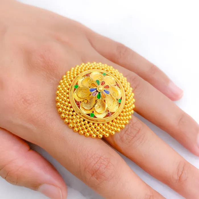 Rings Andaaz Jewelers Statement Meena Ring