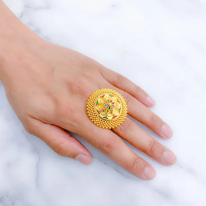 Rings Andaaz Jewelers Statement Meena Ring