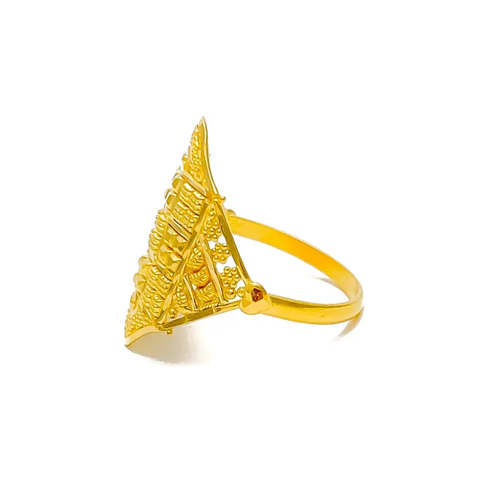 Rings Andaaz Jewelers Stylish Ethereal 22K Gold Ring