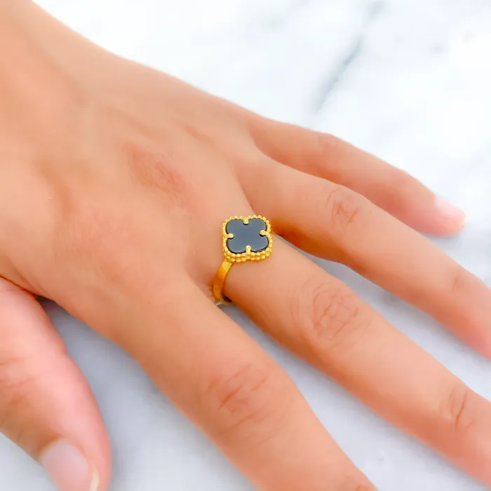 Rings Andaaz Jewelers Upscale Plush 21K Gold Ring Size 725