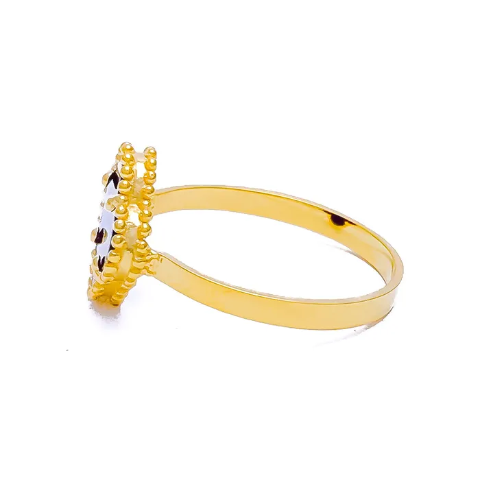 Rings Andaaz Jewelers Upscale Plush 21K Gold Ring Size 725