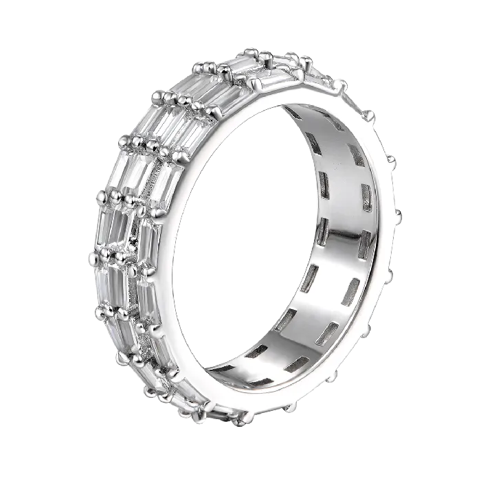 Rings aporro Womens Balance Baguettes Ring