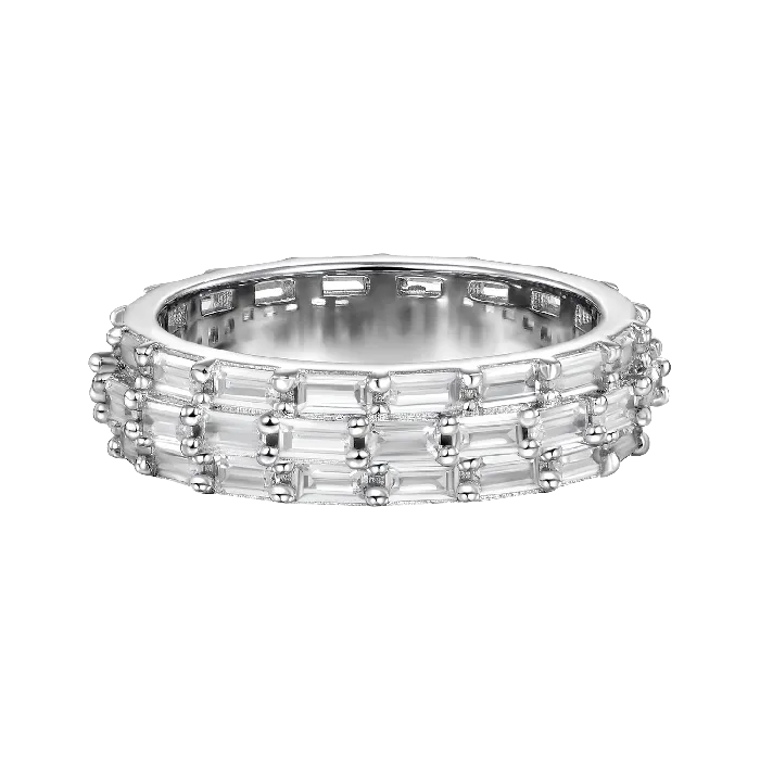 Rings aporro Womens Balance Baguettes Ring