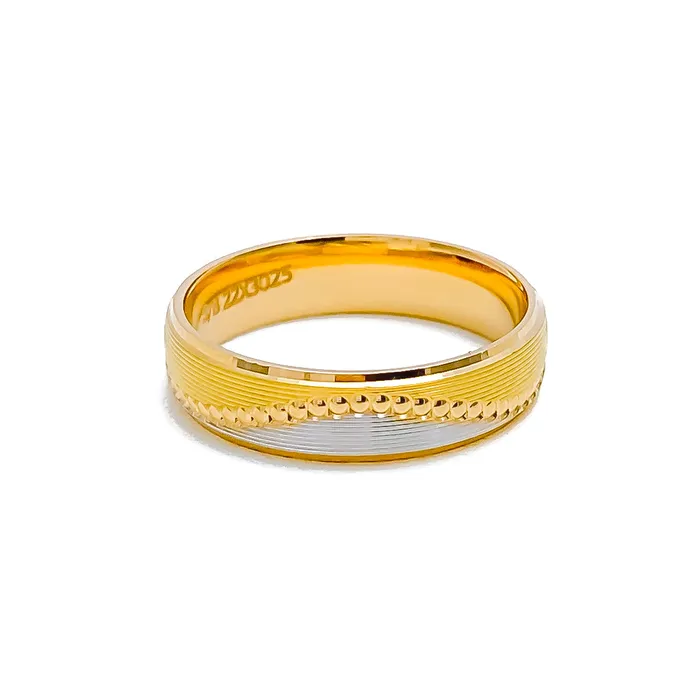 Rings Distinctive Priceless 21k Gold Band Andaaz Jewelers