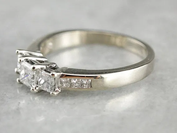 Rings Market Square Jewelers Classic Three Diamond White Gold Engagement Ring Rings Market Square Jewelers Classic Three Diamond White Gold Engagement Ring