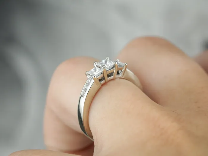 Rings Market Square Jewelers Classic Three Diamond White Gold Engagement Ring Rings Market Square Jewelers Classic Three Diamond White Gold Engagement Ring