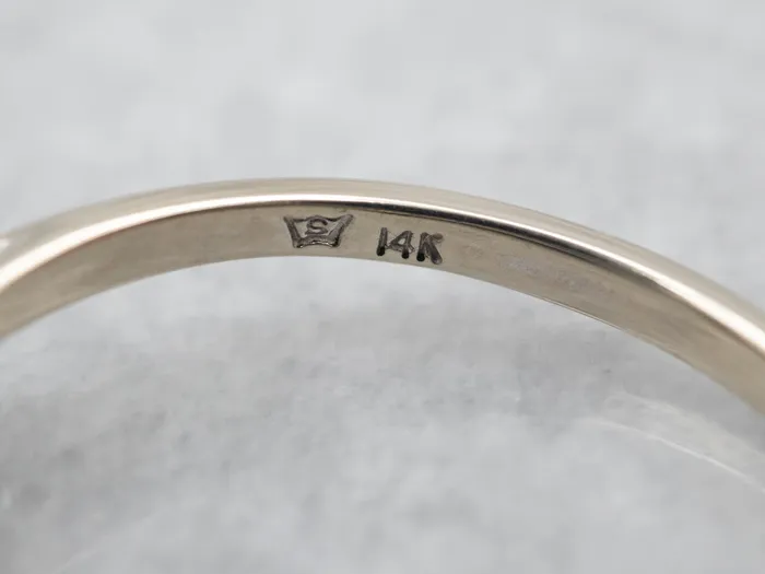 Rings Market Square Jewelers Modernist White Gold Pearl Bypass Ring Rings Market Square Jewelers Modernist White Gold Pearl Bypass Ring