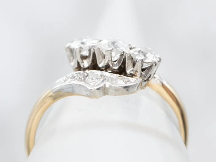 Rings Market Square Jewelers Retro Era Old Mine Cut Diamond Cocktail Ring Rings Market Square Jewelers Retro Era Old Mine Cut Diamond Cocktail Ring