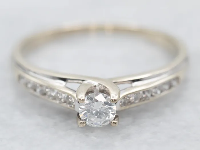 Rings Market Square Jewelers Round Brilliant Diamond Engagement Ring