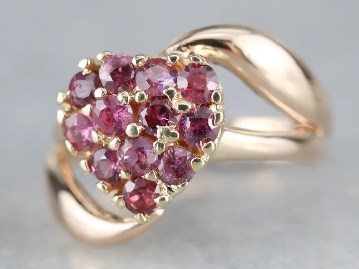 Rings Market Square Jewelers Ruby Heart Bypass Ring Rings Market Square Jewelers Ruby Heart Bypass Ring