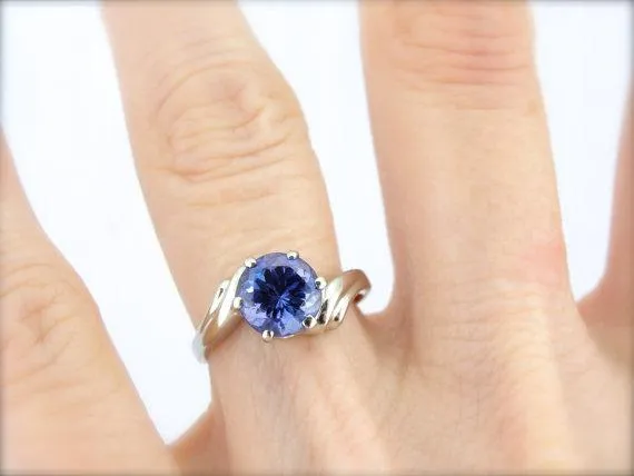 Rings Market Square Jewelers Tanzanite Ring in White Gold for Engagement or Every Day Rings Market Square Jewelers Tanzanite Ring in White Gold for Engagement or Every Day