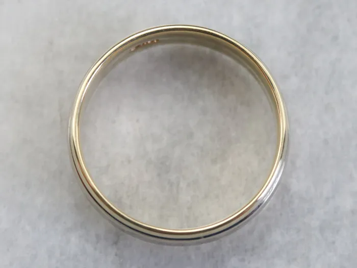 Rings Market Square Jewelers Two Toned Gold Wedding Band Rings Market Square Jewelers Two Toned Gold Wedding Band