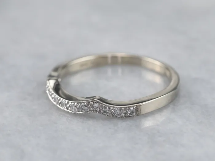 Rings Market Square Jewelers White Gold Diamond Guard Band Rings Market Square Jewelers White Gold Diamond Guard Band