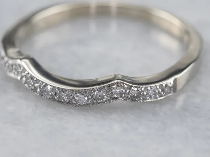 Rings Market Square Jewelers White Gold Diamond Guard Band Rings Market Square Jewelers White Gold Diamond Guard Band