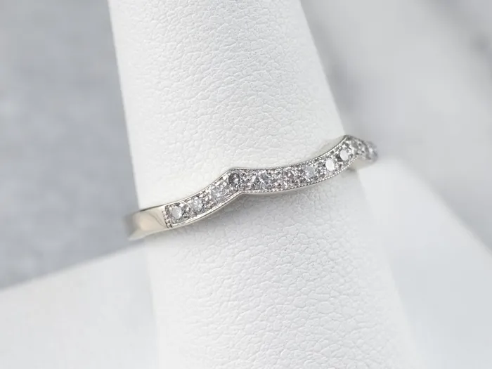 Rings Market Square Jewelers White Gold Diamond Guard Band Rings Market Square Jewelers White Gold Diamond Guard Band