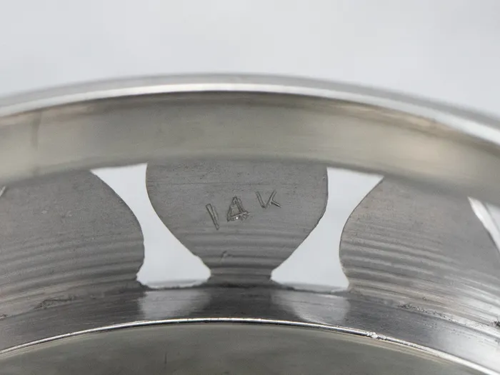 Rings Market Square Jewelers White Gold Heart Pattern Band Rings Market Square Jewelers White Gold Heart Pattern Band