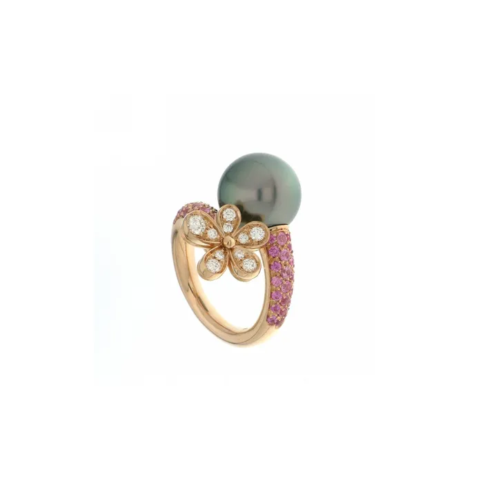 Rings Mikimoto Mikimoto Black South Sea Cultured Pearl Ring