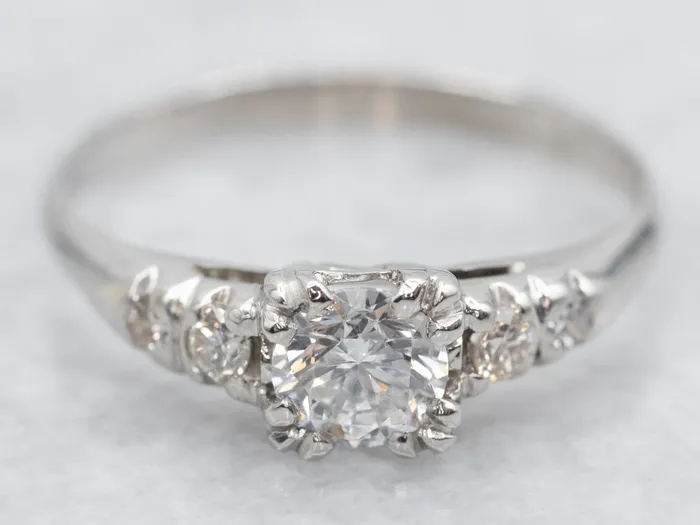 Rings Platinum Diamond Engagement Ring Market Square Jewelers