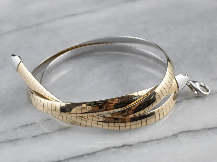 Rings Two Tone Gold Omega Chain Market Square Jewelers Rings Two Tone Gold Omega Chain Market Square Jewelers