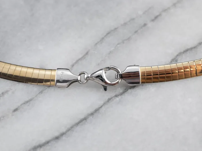 Rings Two Tone Gold Omega Chain Market Square Jewelers Rings Two Tone Gold Omega Chain Market Square Jewelers