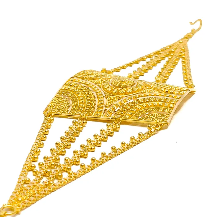 Royal Mandala 22k Gold Statement Bracelet Andaaz Jewelers Bracelets