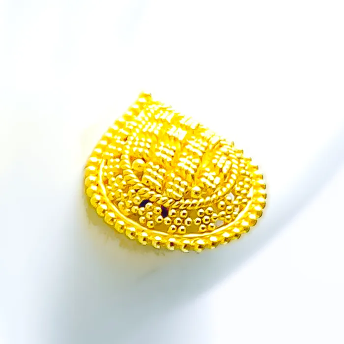 Stately Accented 22k Gold Earrings Andaaz Jewelers Earrings