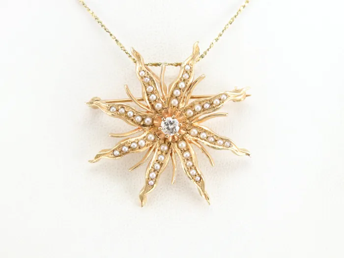 Victorian Diamond Pearl Starburst Brooch Market Square Jewelers Earrings Victorian Diamond Pearl Starburst Brooch Market Square Jewelers Earrings