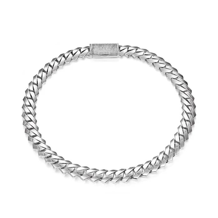 Womens Plain Gold Prong Cuban Link Chain aporro PreStyled Sets
