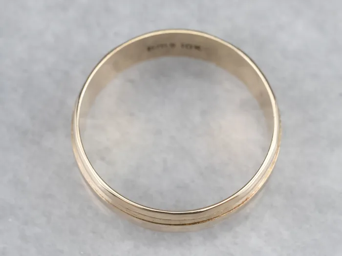 Yellow Gold Ridged Band Market Square Jewelers Rings Yellow Gold Ridged Band Market Square Jewelers Rings