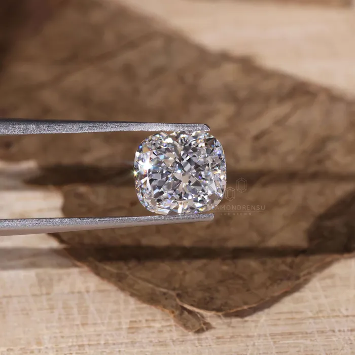 201 CT Cushion Cut Lab Grown Diamond FVS Loose Lab Diamond for Ring Diamondrensu Rings