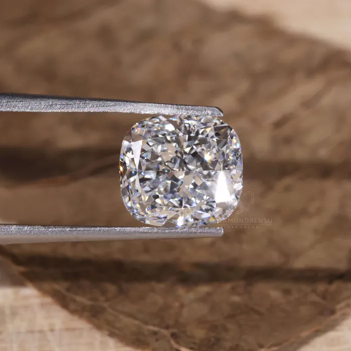 201 CT Cushion Cut Lab Grown Diamond FVS Loose Lab Diamond for Ring Diamondrensu Rings