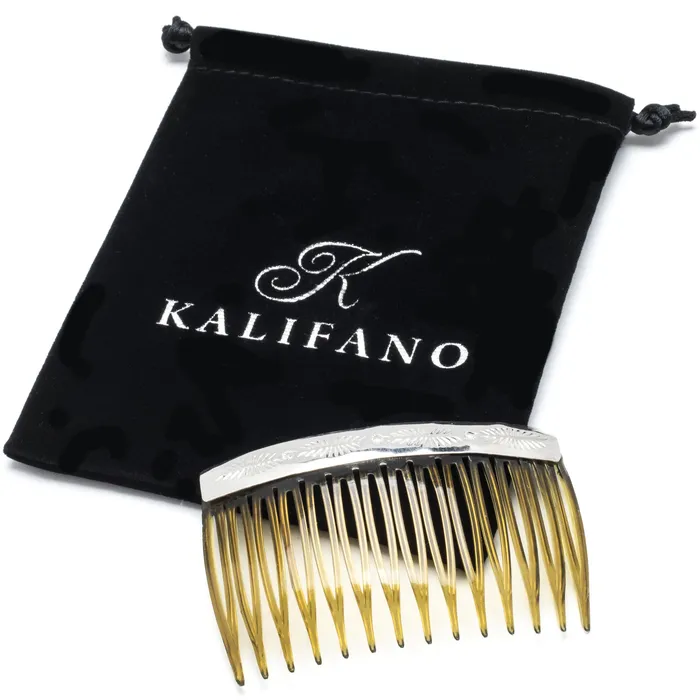 925 Sterling Silver USA Native American Made Hair Comb Kalifano Rings