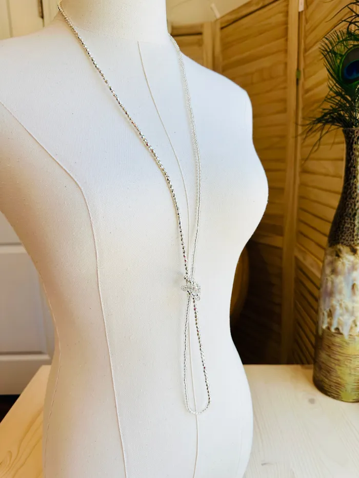 Beaded Wrap NecklaceBracelet Silver House of Sanchez Bracelets