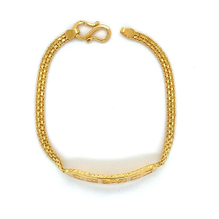 Bracelets 22K Gold Om Baby Bracelet Gold Palace